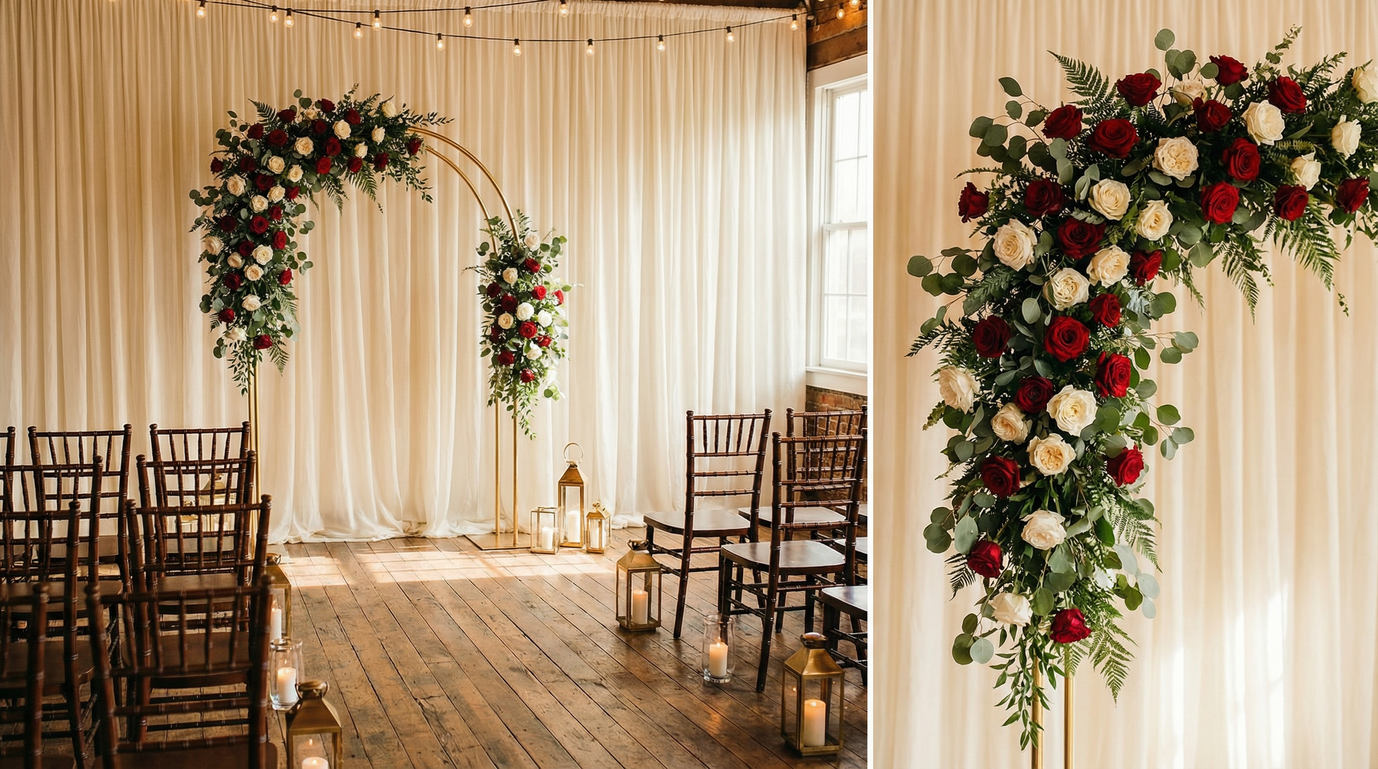 Beautiful ceremony setup