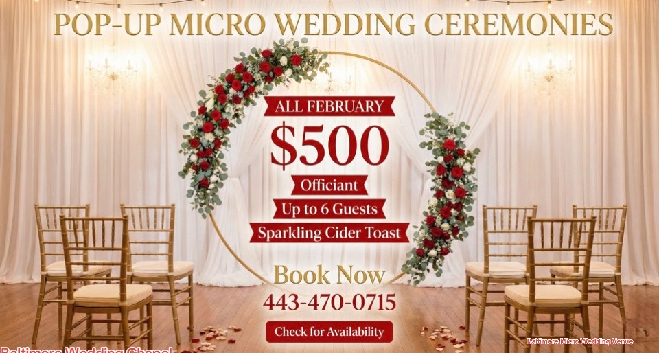 POP-UP Micro Wedding Special