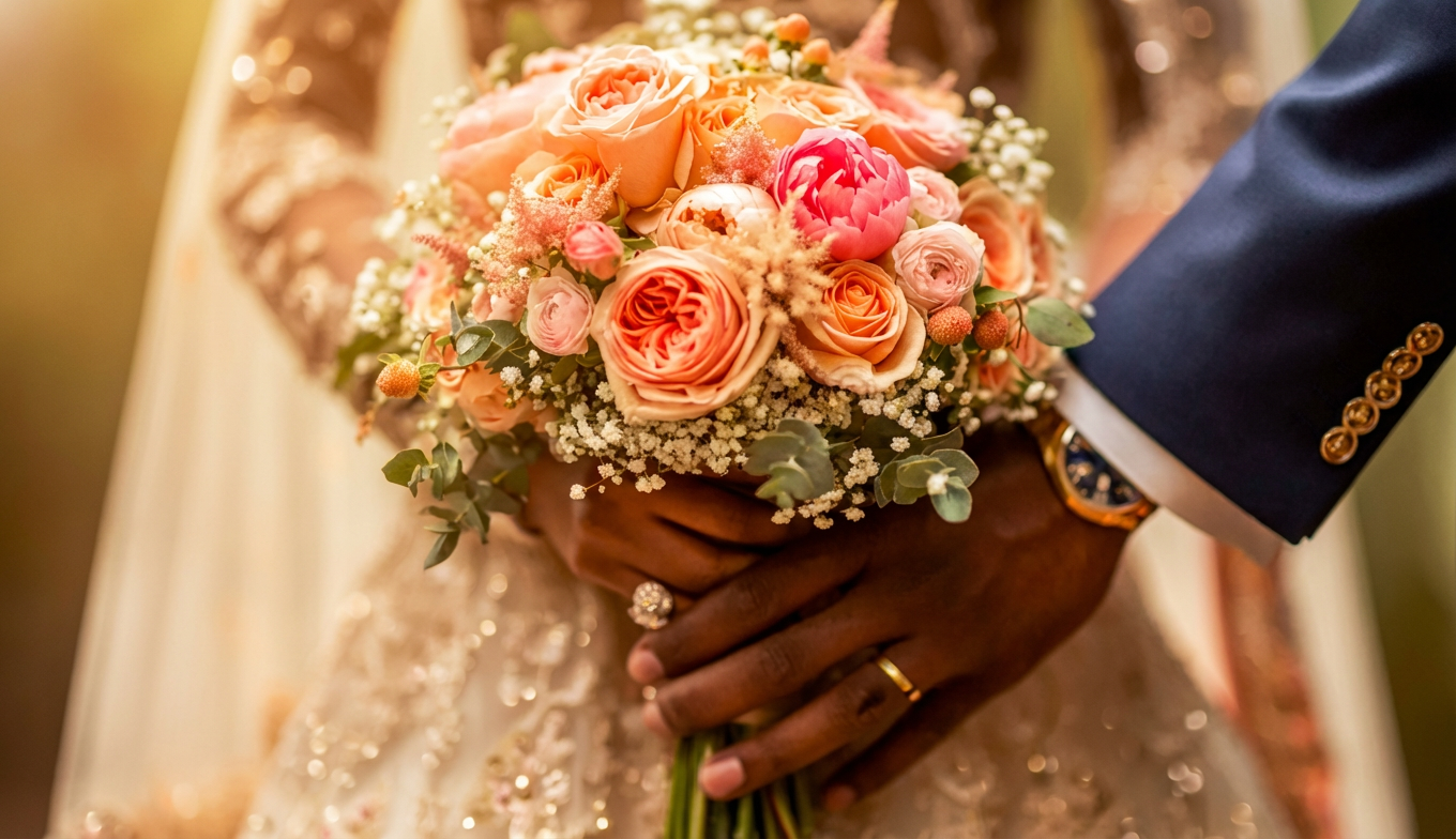 Peach & Coral Bouquet